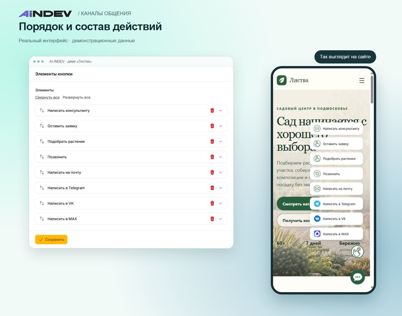 Элементы омникнопки